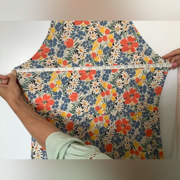 Chaps Women's Coral Floral Fit and Flare Dress - Picture 6 of 6